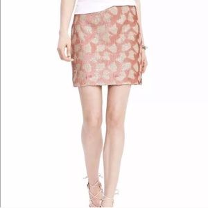 Banana Republic Pink Sequin Mini Skirt